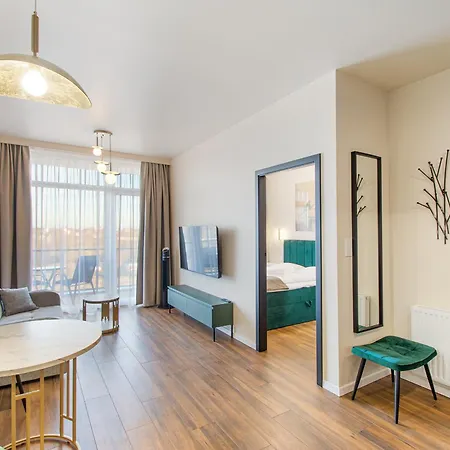 Apartment Emerald Gold Przy Plazy - Darmowy Parking