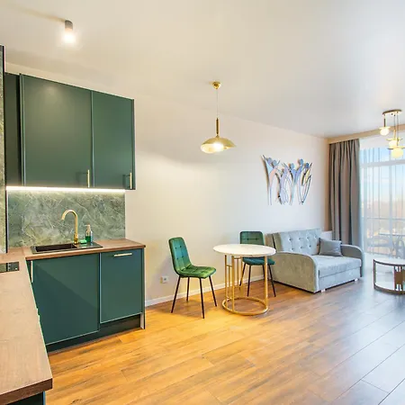 Apartment Emerald Gold Przy Plazy - Darmowy Parking Sianożęty