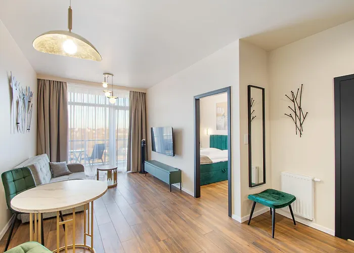 Apartment Emerald Gold Przy Plazy - Darmowy Parking