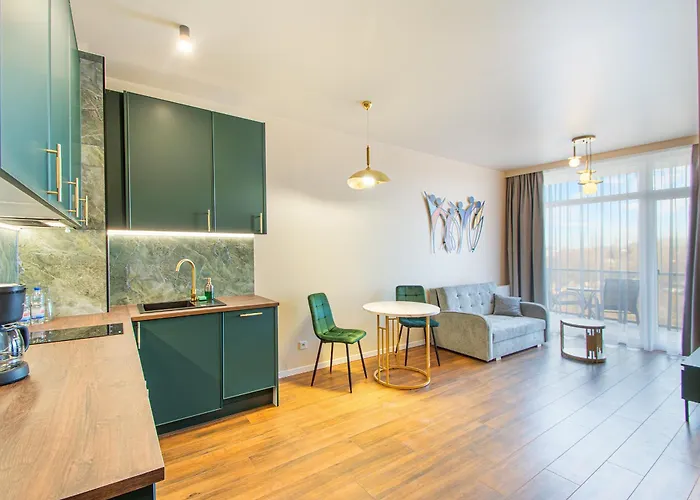 Apartment Emerald Gold Przy Plazy - Darmowy Parking Sianożęty